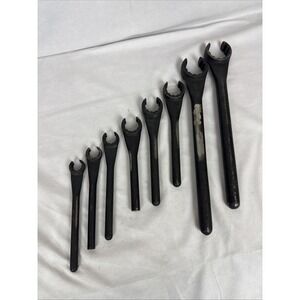 8 Snap On Flare Nut Wrench 5/8, 11/16, 3/4, 1, 1 1/16, 1 1/8, 1 3/8, 1 1/2 *READ